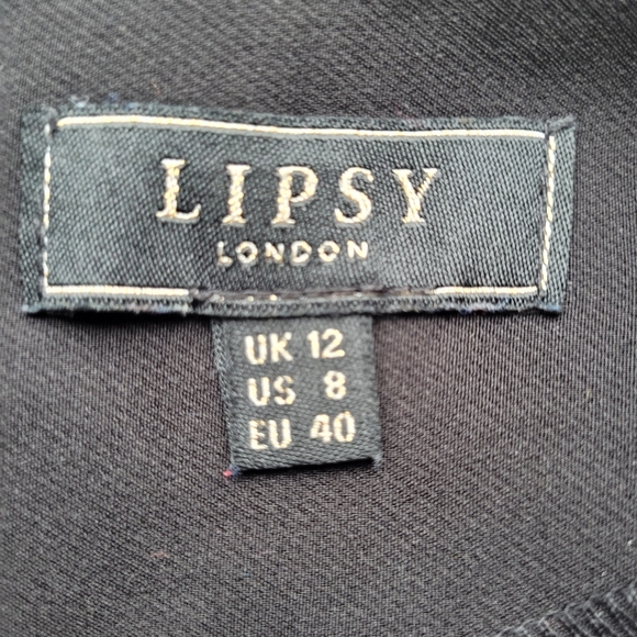 Lipsy Keyhole Underbust-Seam Jumpsuit, VGUC, Size 8 - Picture 7 of 8